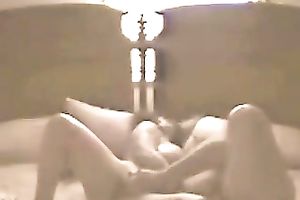 Extremely large racked dirty haired cheating horny white wife was riding her man's shlong