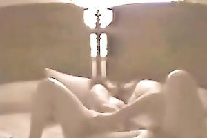 Extremely large racked dirty haired cheating horny white wife was riding her man's shlong