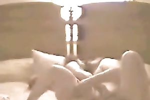 Extremely large racked dirty haired cheating horny white wife was riding her man's shlong