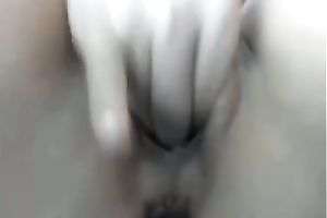 Busty white legal age teenager with pale skin large billibongs showed me her coochie