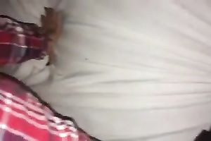 Dark haired marvelous and excited GF of my buddy can't live without giving him BJ