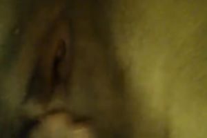 eighteen yo GF fondling her shaggy pussy on camera to tease me