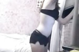 Cute blond legal age teenager chick showed her arse on the cam