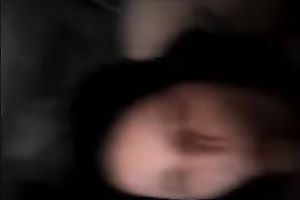 Hot brunette hair pale skin horny wife blows me on POV hawt tape