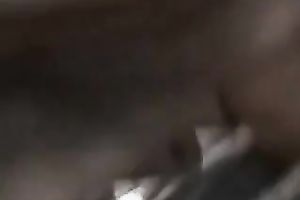 Amazing black haired cutie of my buddy sucked my beefy weenie