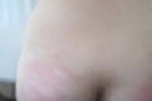 Pallid non-professional emotional black haired nympho got her muff fingered properly