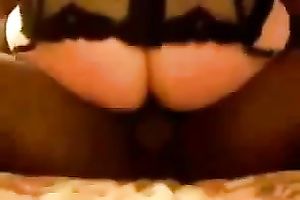 Voluptuous well shaped brunette hair non-professional mother I'd like to fuck works on 2 meaty dicks