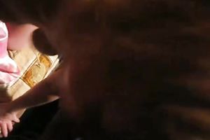 Busty golden-haired dilettante milf woman and her quest for cum