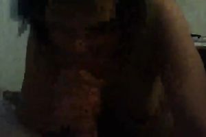 My horny and lascivious girlfriend gives a nice fellatio