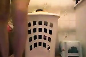 Kinky leggy and quite buxom dark brown was teasing herself for me specially