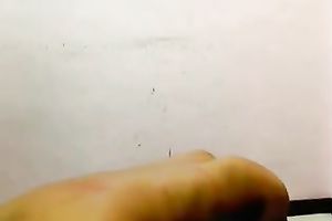 Slender beautiful and lascivious amateur Filipina sweetheart masturbated on cam