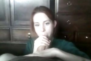 Dark haired enjoyable wife of my friend can't live without to jerk off and engulf his jock