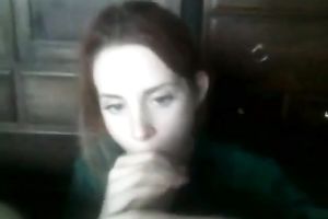 Dark haired enjoyable wife of my friend can't live without to jerk off and engulf his jock