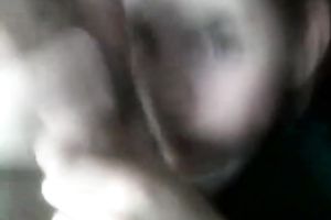 Dark haired enjoyable wife of my friend can't live without to jerk off and engulf his jock