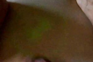 Wifey giving me a footjob and I cum and make water on her