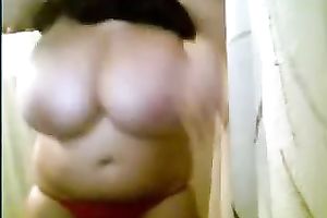 Extremely voracious and voluptuous nympho flashed her actually biggest bra buddies