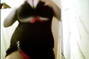 Extremely voracious and voluptuous nympho flashed her actually biggest bra buddies