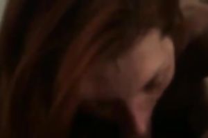 Amateur TS chick enjoys working on my knob in POV episode