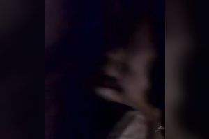 My sexy black skin girlfriend is engulfing my dark penis on webcam