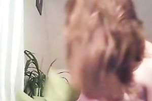 Awesome hawt and sexy non-professional dark brown cam nympho masturbated
