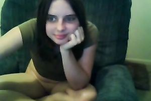 Just an alluring dark brown teen chatting with me out of panties