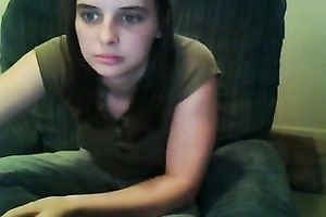 Just an alluring dark brown teen chatting with me out of panties