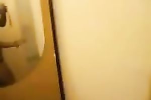 Beautiful non-professional exotic girlfriend taped herself in underwear