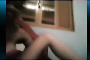 Sensual legal age teenager shows her body and satisfies herself with a dildo