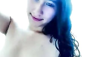 Cute web camera skinny playgirl flashed her disgusting loose butthole