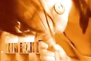 Tempting girl engulfing my large schlong deepthroat in non-professional POV movie