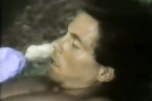 Pale skin dark brown chick enticed and fingered in the garden