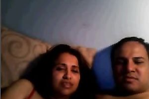 Indian non-professional milf with her hubby flashing her boobs