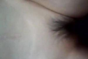 Japanese babe with no tits or booty and very bushy pussy