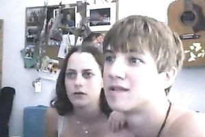 Sexy legal age teenager pair fucking on livecam and doing it actually well
