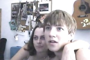 Sexy legal age teenager pair fucking on livecam and doing it actually well
