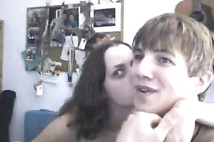 Sexy legal age teenager pair fucking on livecam and doing it actually well