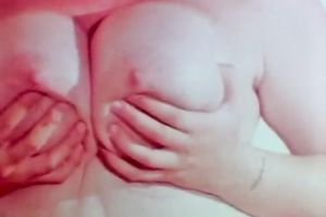 She is working her love tunnel hard in front of the camera