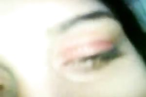 Sizzling sexy large boobed non-professional Paki girl gives head