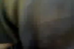 Kinda missionary fuck taped on potato camera by some non-professional pair