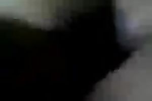 Kinda missionary fuck taped on potato camera by some non-professional pair