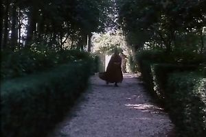 Dressed in lengthy cloth this sexy blond receives her bawdy cleft eaten