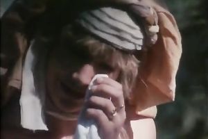 Dressed in lengthy cloth this sexy blond receives her bawdy cleft eaten