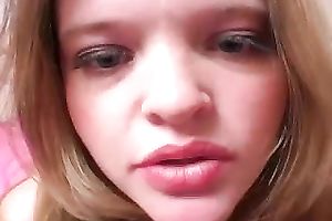 Kinky juvenile whore is bored and gives a decision to show her large melons