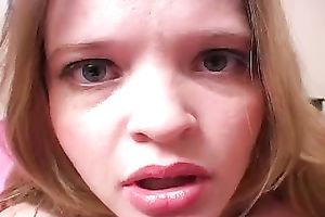 Kinky juvenile whore is bored and gives a decision to show her large melons