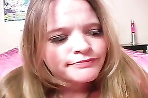 Kinky juvenile whore is bored and gives a decision to show her large melons