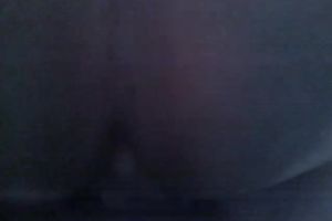 Doing it anal in the black on POV homemade sex video