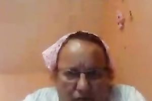 Perverted chubby unattractive as shit fatso flashed her disgusting mature love tunnel