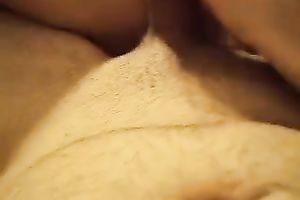 I teased her bawdy cleft with my cock and a sex toy to make her cum