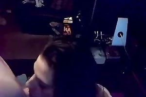 Gorgeous dark brown coed drives me insane with a terrific irrumation