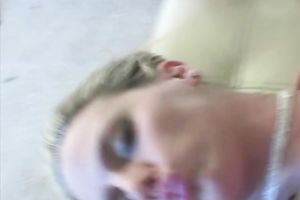 Sensational thick chunky gazoo of a breathtaking golden-haired bimbo